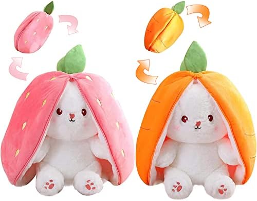 CONEJO DENTRO DE ZANAHORIA/FRESA 45 CM