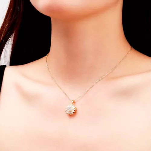 COLLAR GIRATORIO BAÑADO DE ORO