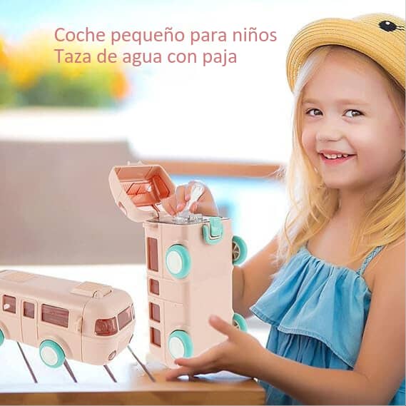 BottleBus - Tomatodo para Niños con forma de Autobus