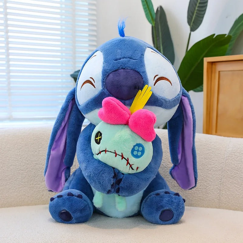 PELUCHE STICH CON SU  SCRUMP PAREJA  DE 40 CM  😍